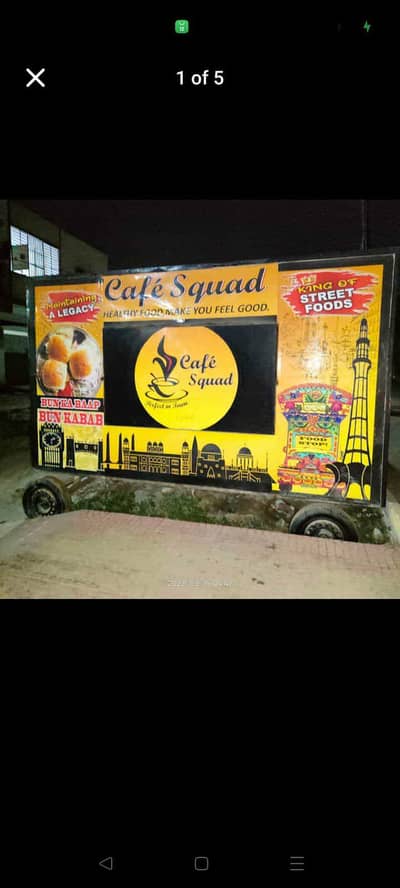 Fast food Cart with all accessories