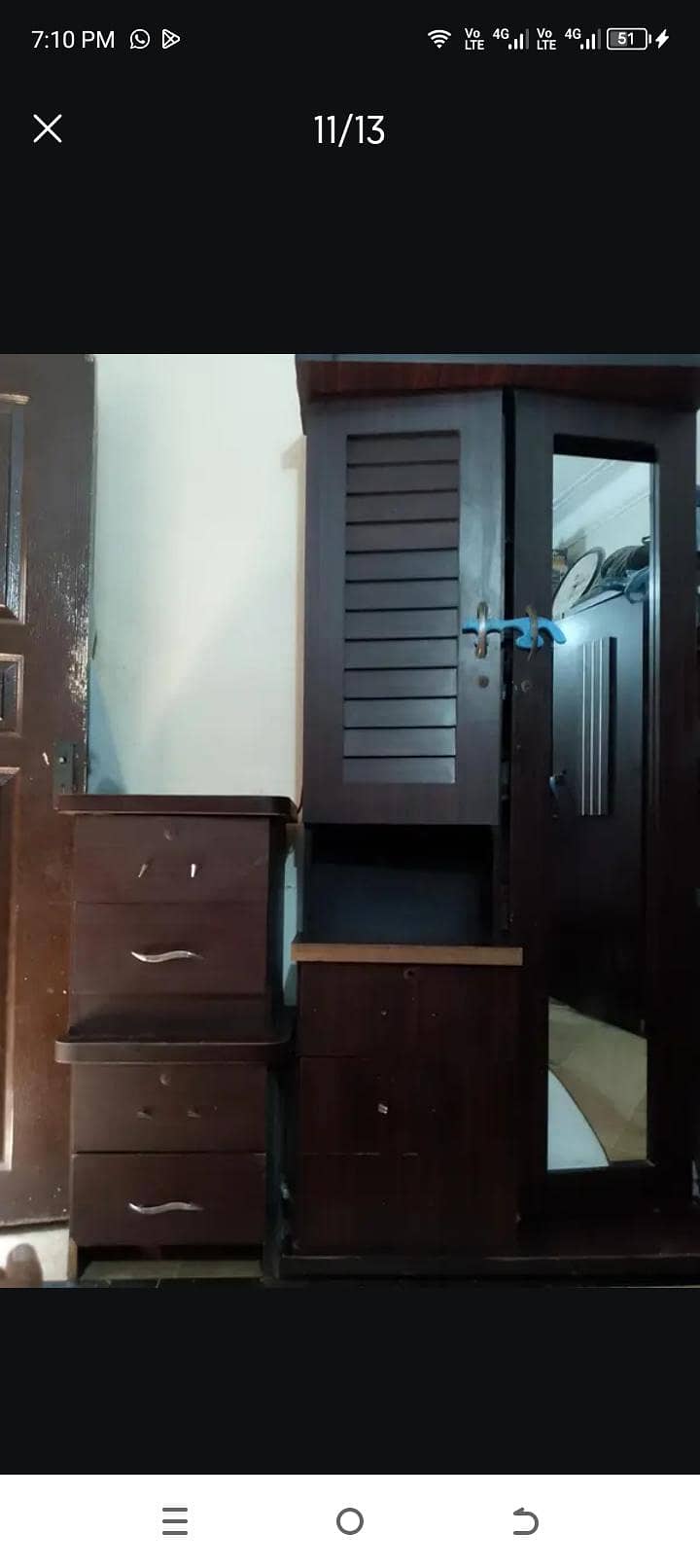 bed set dressing almari 2