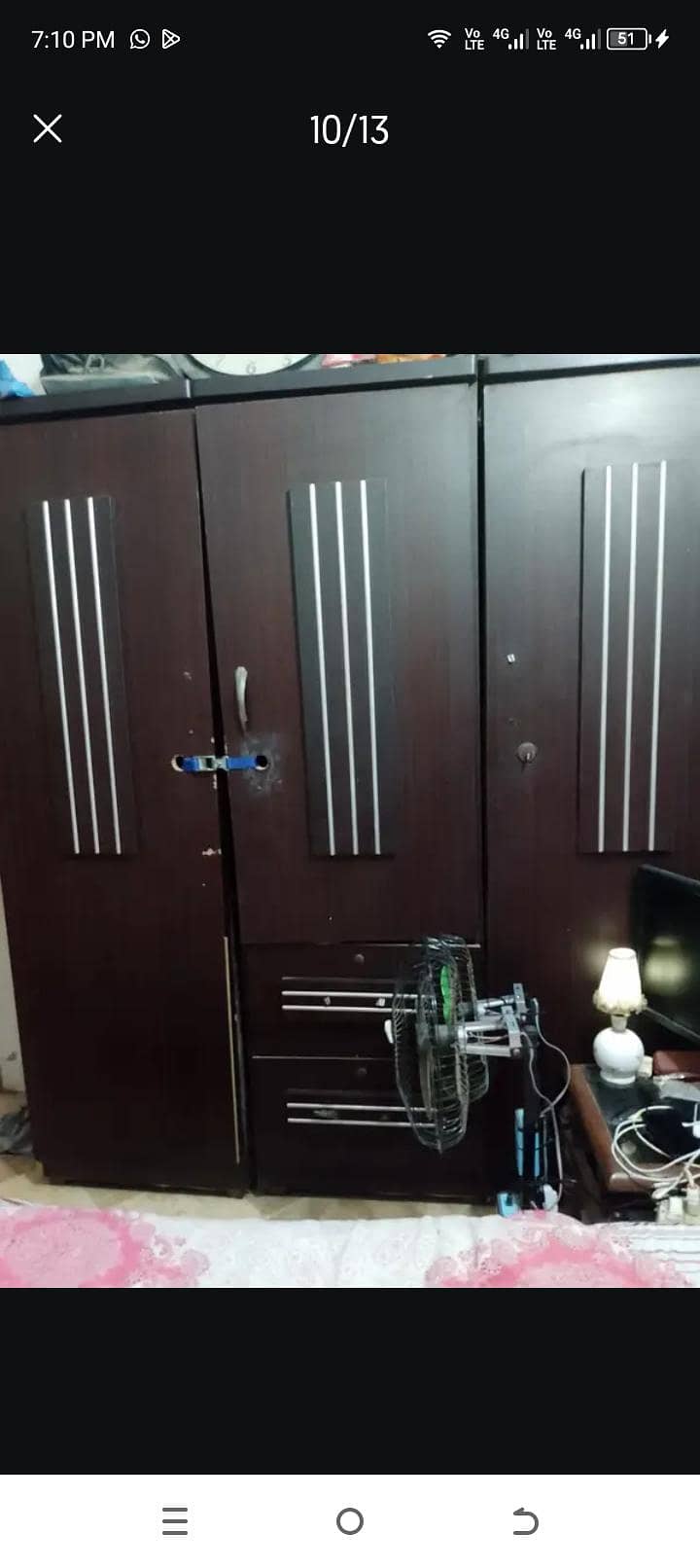 bed set dressing almari 3