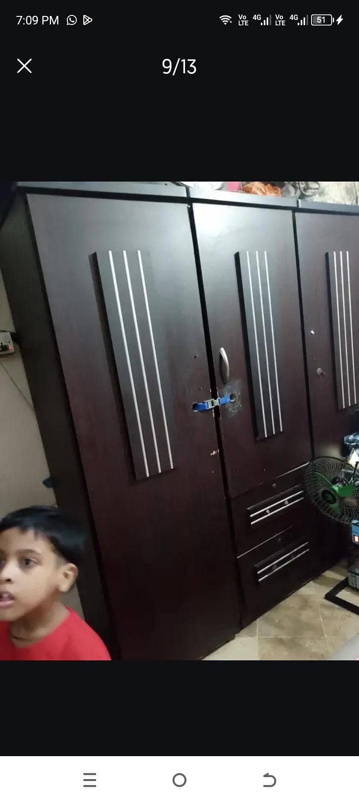 bed set dressing almari 5