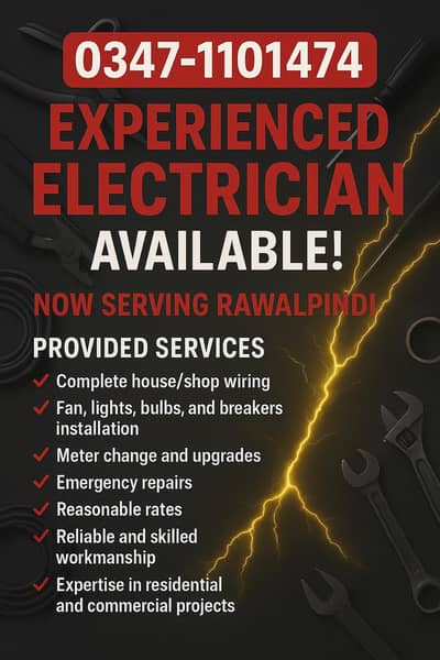 Electrician+Plumber 03471101474