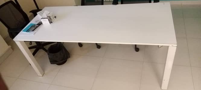 White Office Table