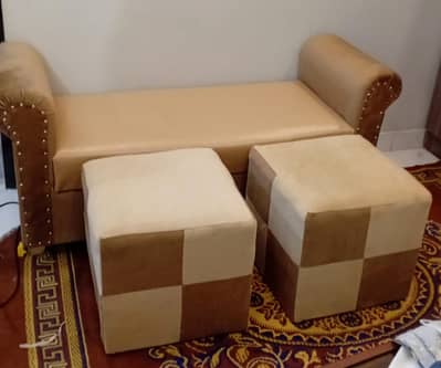sofa dewan with 2 blocks