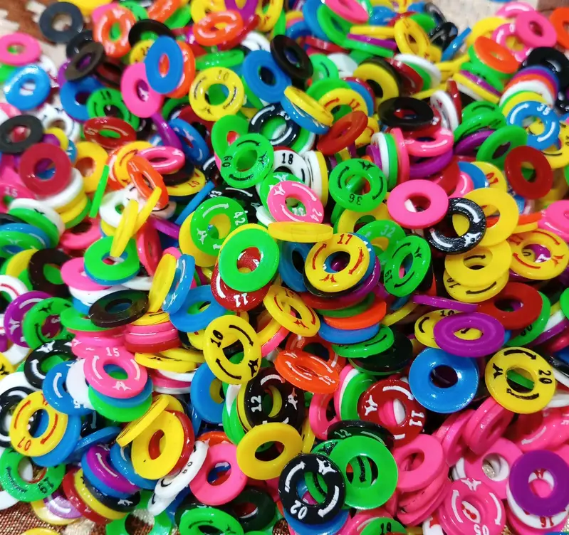 Customized Pigeon Rings 100 Pcs Printed with Name and Phone Number. — photo 12