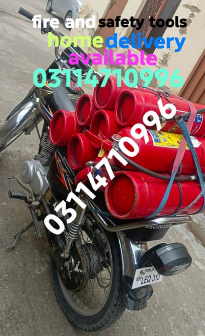 new fire saf clynder and refilling available home delivery available.