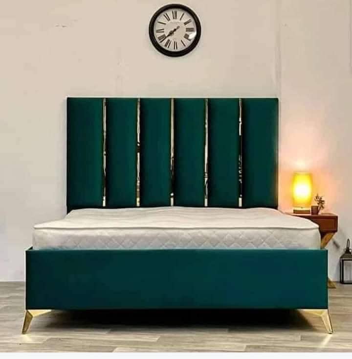 bed with side table | bed set 3