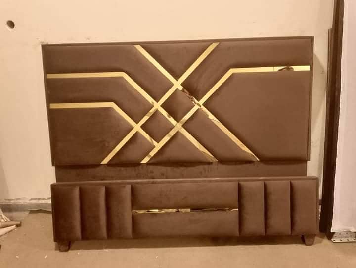 bed with side table | bed set 5