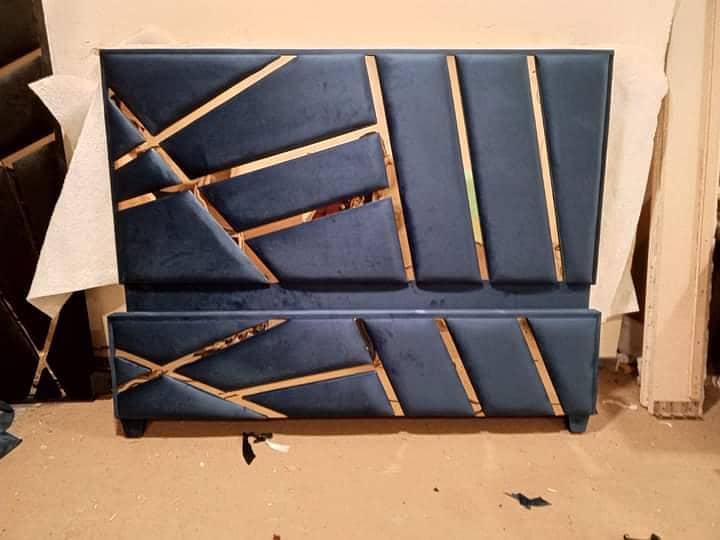 bed with side table | bed set 6