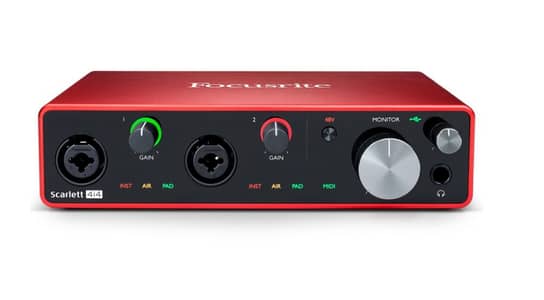 Focusrite Scarlett 4i4 3rd Gen USB Audio Interface