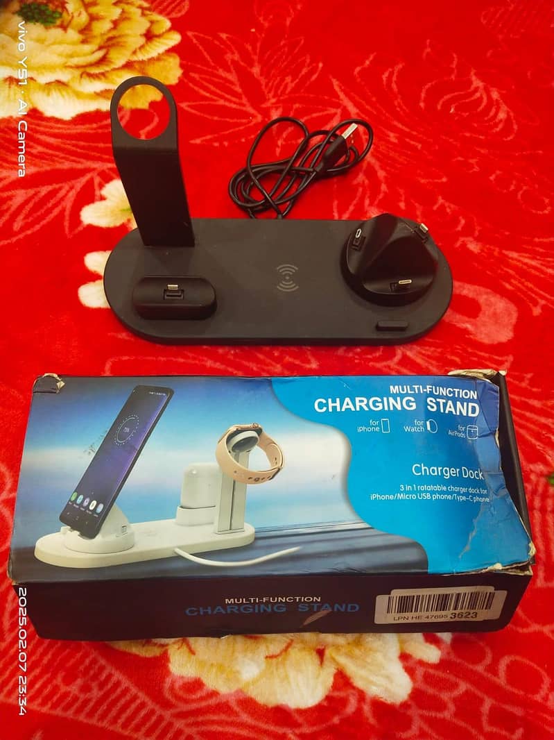Multi function charging stand 3
