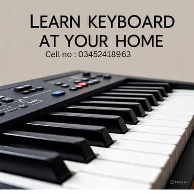 Learn keyboard at your home