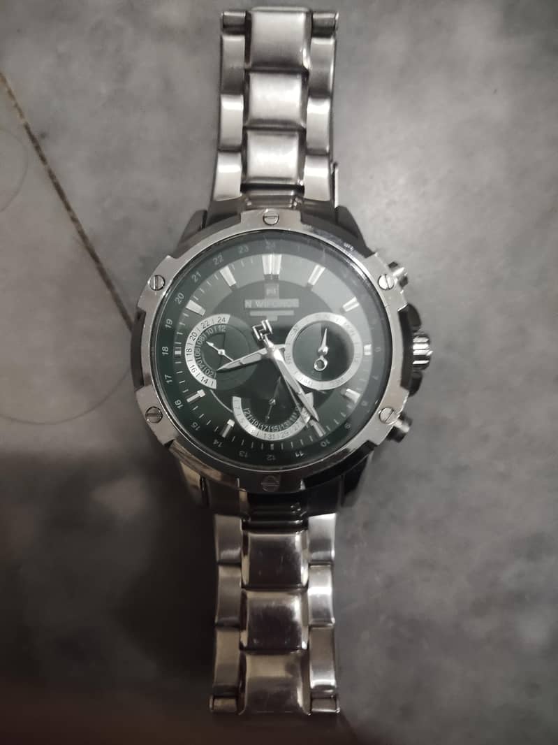 silver watch 0