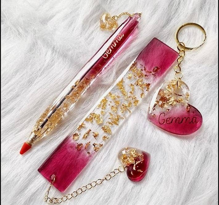 customize set keychain, pen, bookmark added 0
