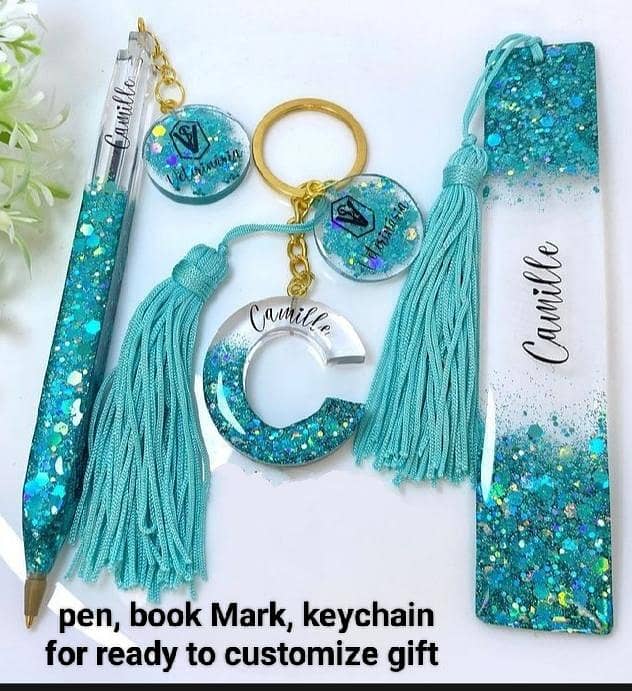 customize set keychain, pen, bookmark added 3