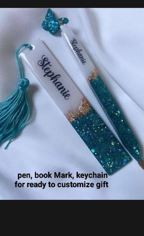 customize set keychain, pen, bookmark added 4