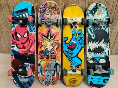 Skateboards x4 including BULLET