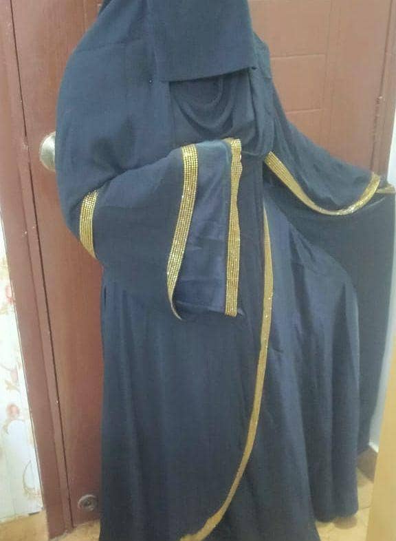 maxi abaya with niqab 0