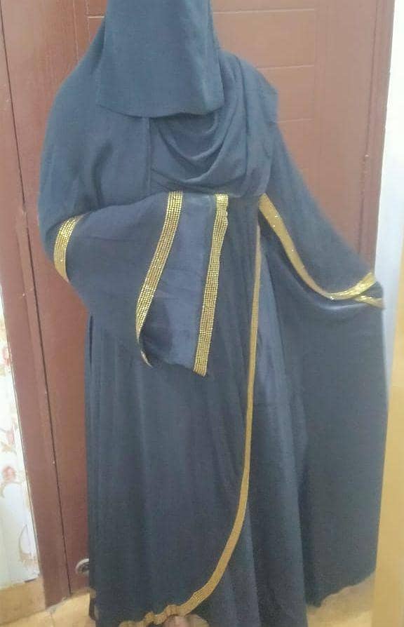 maxi abaya with niqab 1