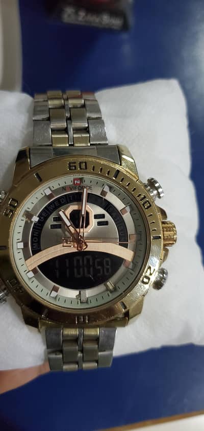 Naviforce Original Analog + Digital Watch – Stylish & Durabl