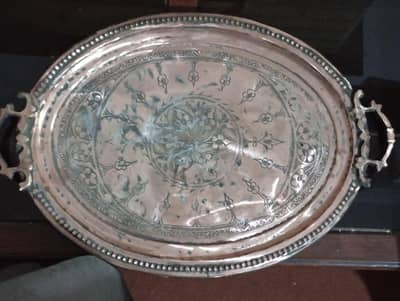 copper tray antique piece