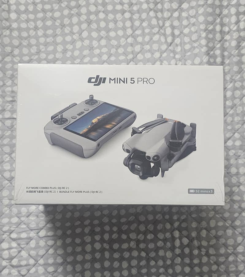 DJI Mini 5 Pro Fly More Combo Plus (RC2) – Box Pack - Drones - 1107249680