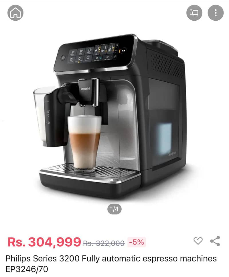 Philips series 3200 automatic coffee machine - Coffee & Tea Machines ...