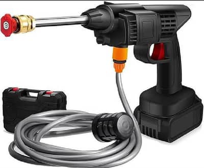 Rechargeable Water Pressure Gun - Cordless Cleaning Made Easy!*