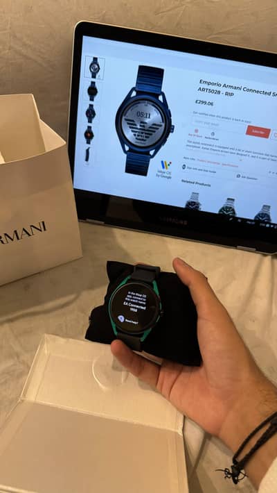 armani watch 3 smartwatch