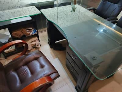 7 tables with 7 chairs