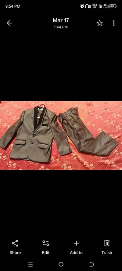 Dark brown two piece