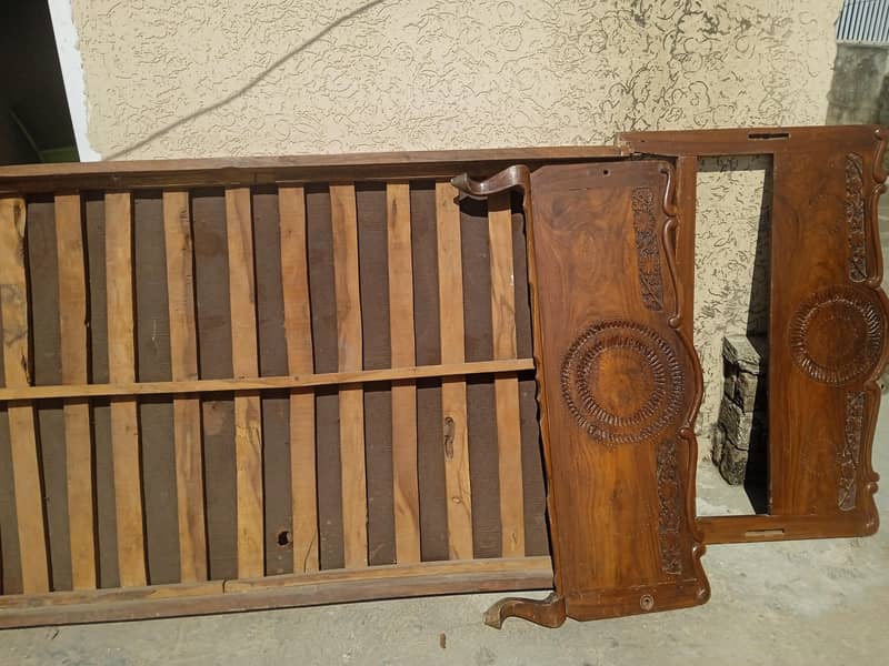 Wooden Single Bed 2