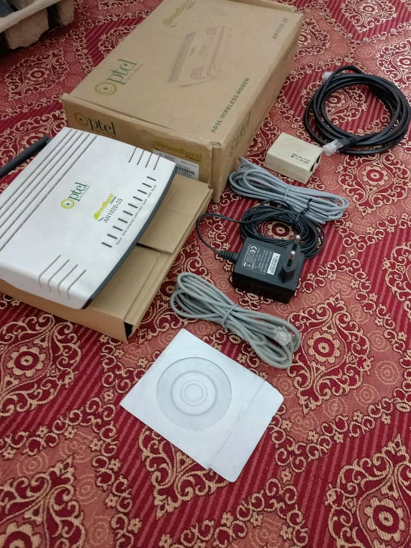 Ptcl Router modems set with wire 45 ft - Networking - 1107308190