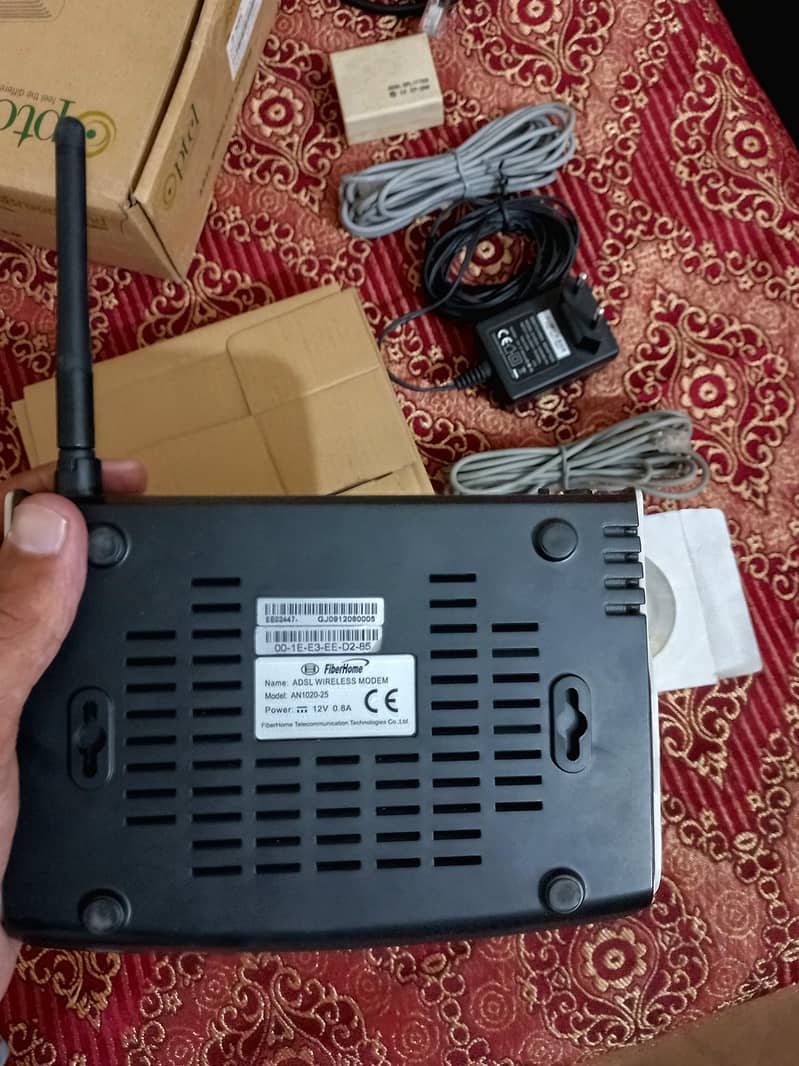 Ptcl Router modems set with wire 45 ft - Networking - 1107308190