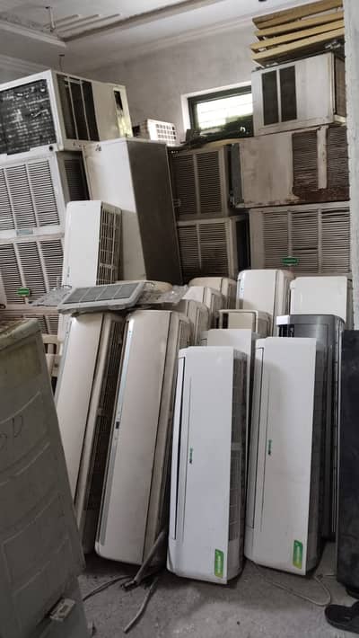 OLD AC SCRAP AC SPLIT WINDOW AC PORTABLE AC Purana AC we Purchase