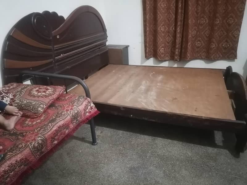 Bed with side table 4