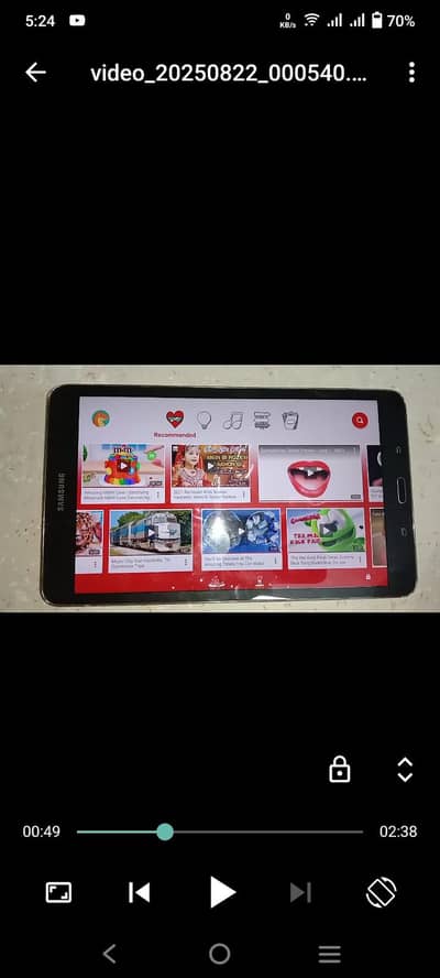 Samsung Galaxy Pro Tablet Model