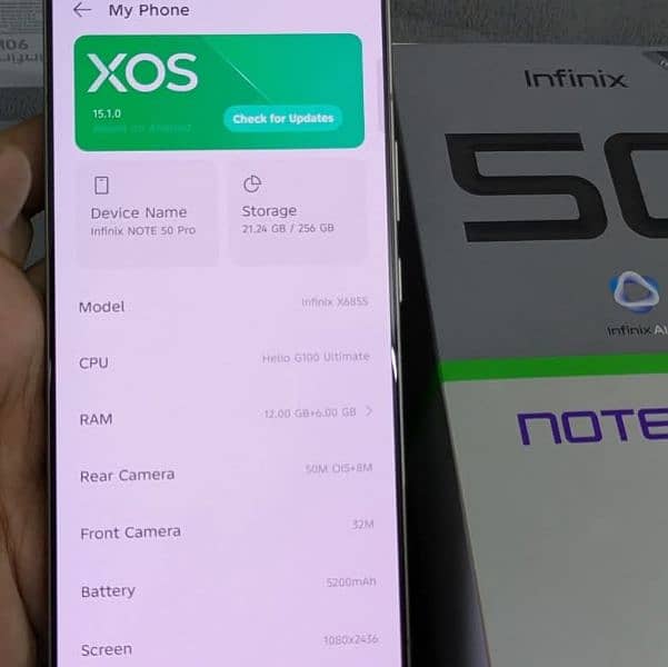 infinix note 50 pro PTA mobile phone 03270942868 - Mobile Phones ...