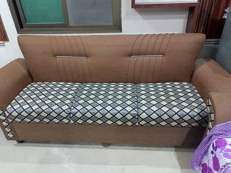 Sofa set 3+1+1 with table 3