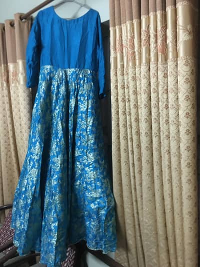 Long Maxi or Frauk (Rawsilk and Banarsi) for Sale