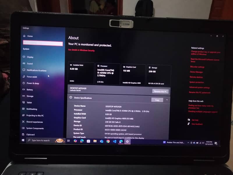 Core I5 4th generation laptop 3