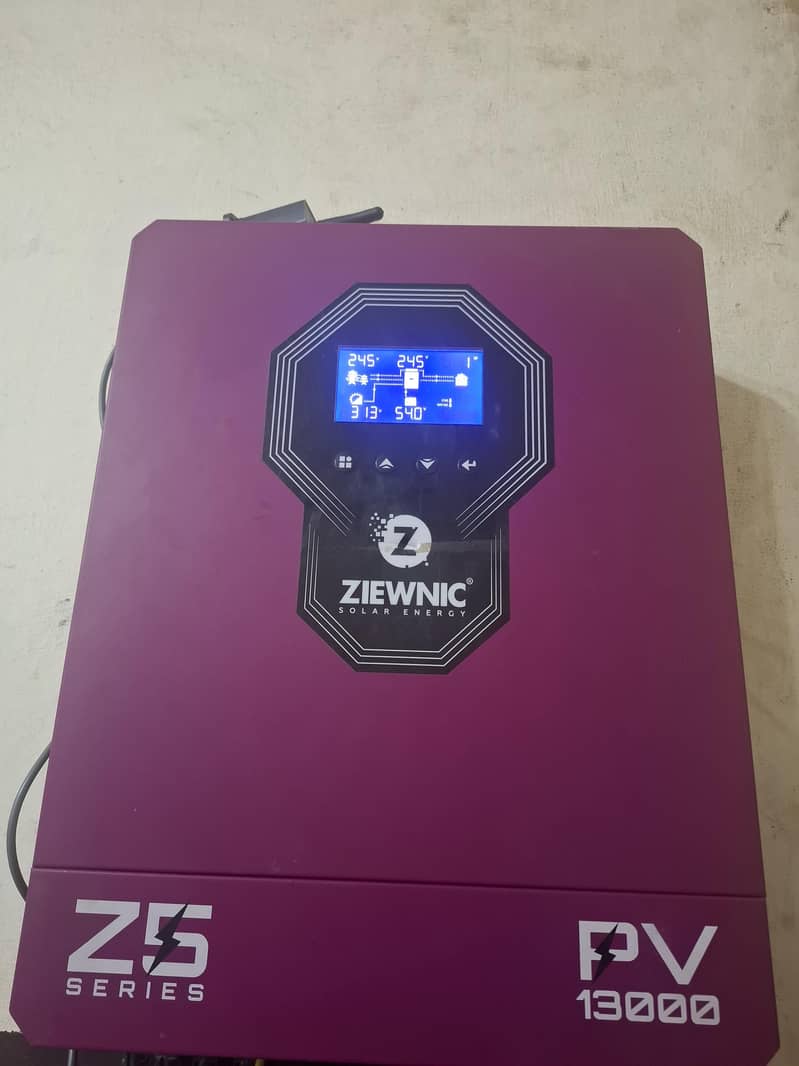 Zewnic 10.5kW Hybrid Solar Inverter High Efficiency Smart LCD Display ...