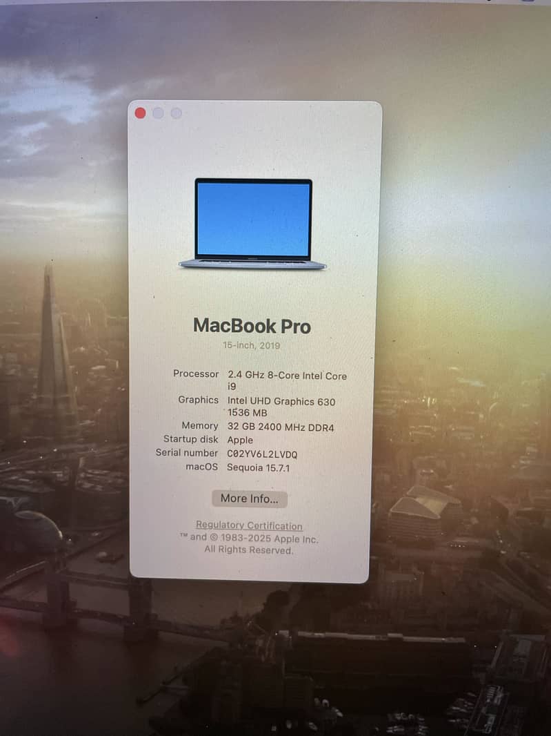 MacBook Pro 2019 32gb 1