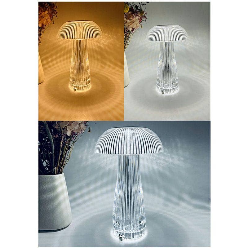 Mushroom Shape USB Rechargeable RGB Lighting Touch 1