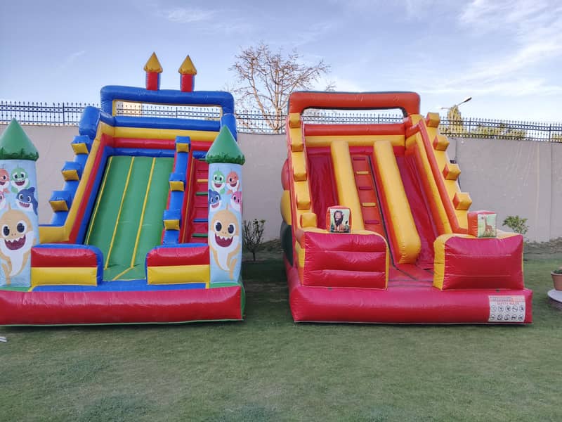 bouncing castle slide magic show 5