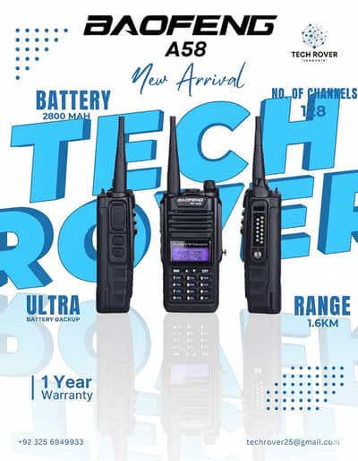Walkie Talkie | Baofeng | Wireless Set | Baofeng A58