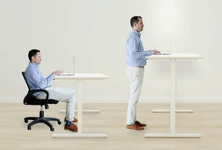 Height adjustable desk, Ergonomic desk, office desk,