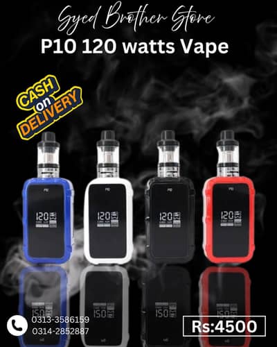 P10 1200 watts vape more vapes pods available