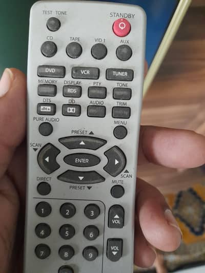 jamo original remote for dvd amplifier sound bass option
