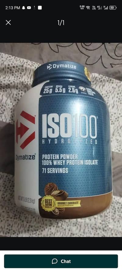 protein powder 1 kg pack and box