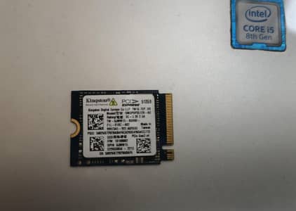 Kingston SSD storage space 512 Gb.